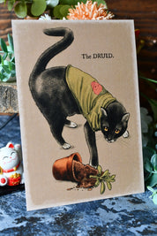 The Druid Cat - Art Print