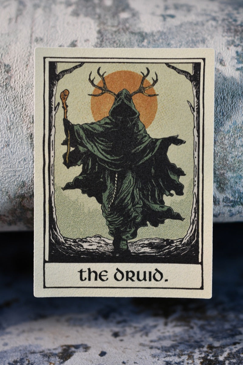 Druid - Tarot Inspired Textured Sticker