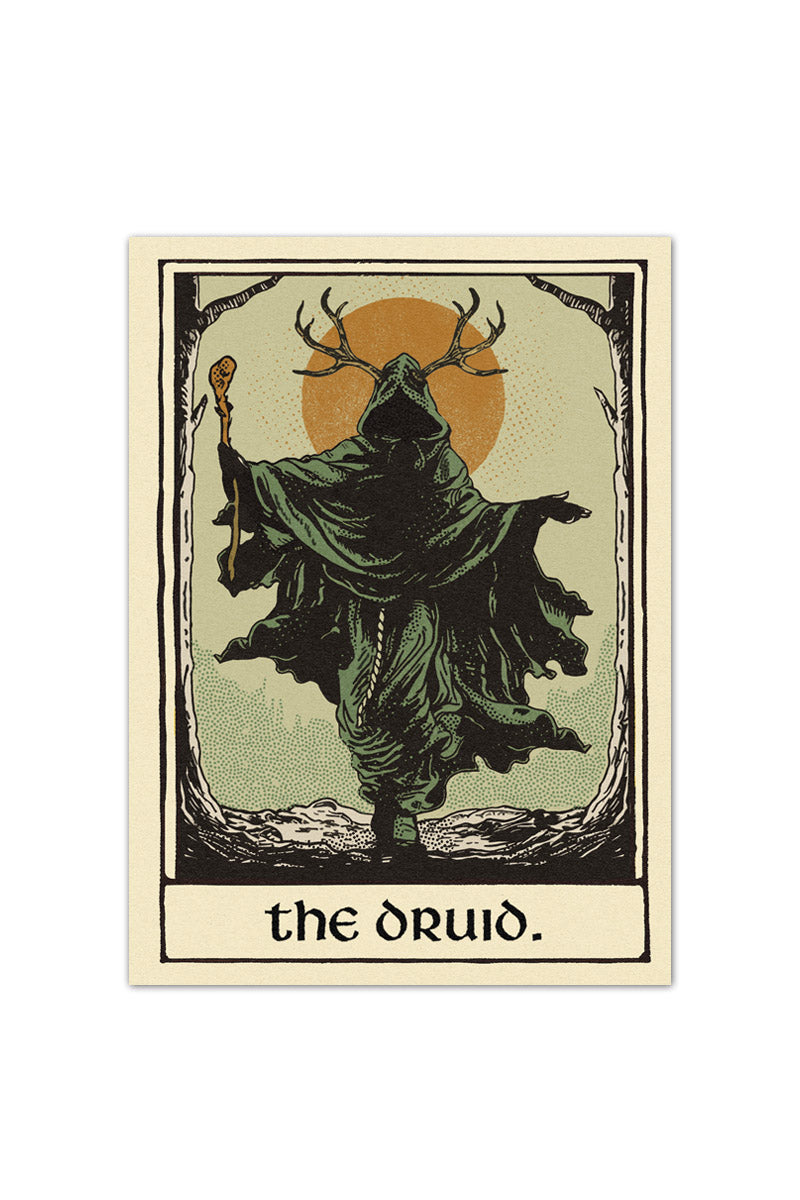 Druid - Tarot Inspired Textured Sticker