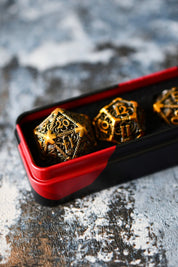 Eldritch Horror - Gold - Premium Metal Dice Set