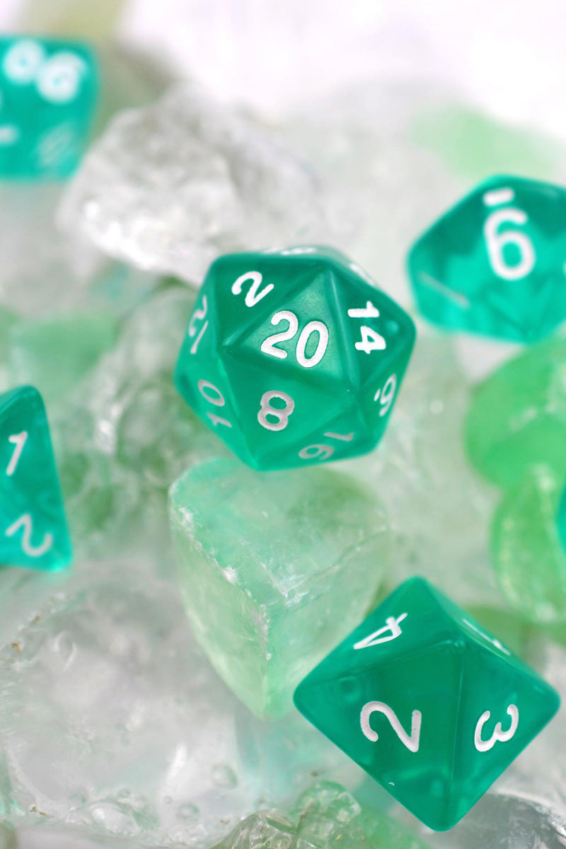 Elven Glass - Acrylic Dice Set – GAMETEEUK