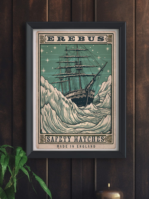 Erebus Matchbook - Art Print
