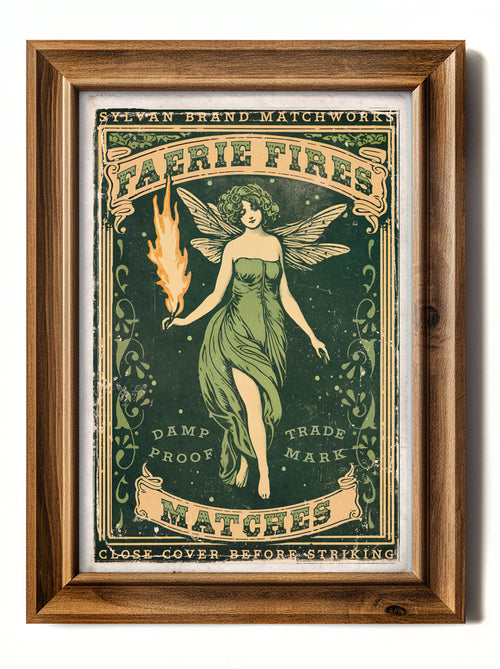 Faerie Fires Matchbook - Art Print