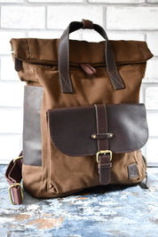Fenland - Canvas and Leather Backpack