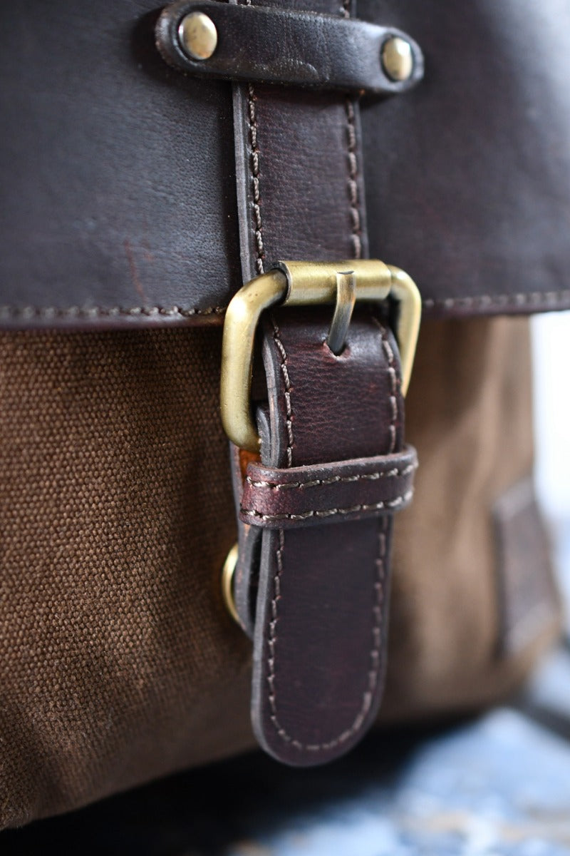 Fenland - Canvas and Leather Backpack