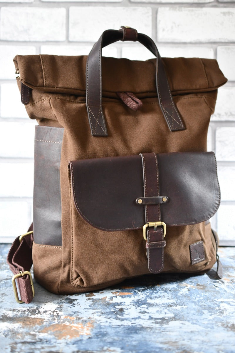 Fenland - Canvas and Leather Backpack