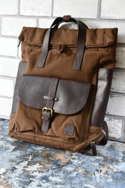 Fenland - Canvas and Leather Backpack