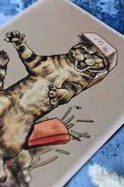 The Fighter Cat - Art Print