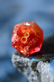 Fireball  - Sharp Edge Dice Set