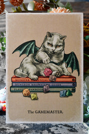 The Gamemaster Cat - Art Print