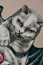 The Gamemaster Cat - Art Print