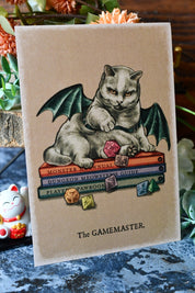 The Gamemaster Cat - Art Print