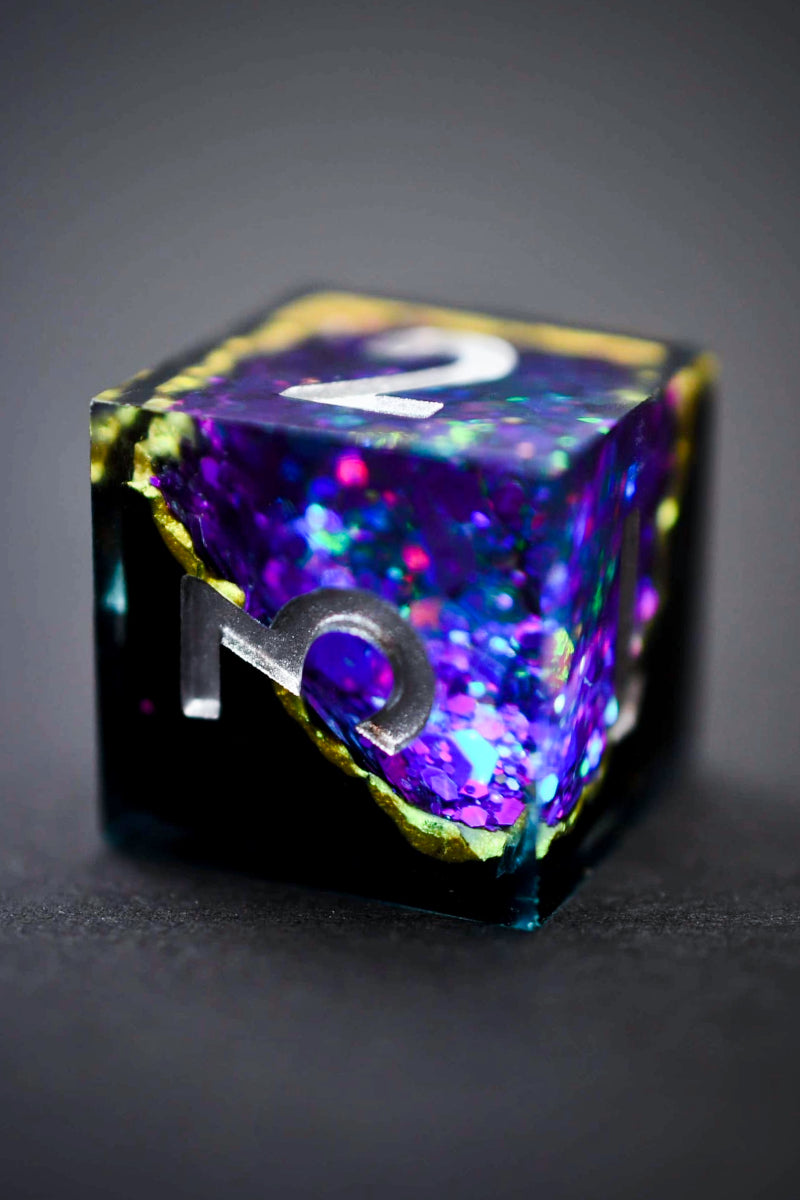 Geode - Premium Sharp Edge Dice Set