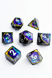Geode - Premium Sharp Edge Dice Set