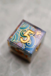 Gilded Garden - Premium Sharp Edge Dice Set