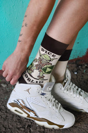 Lucky Socks - Dice Goblin with Matching Dice Set