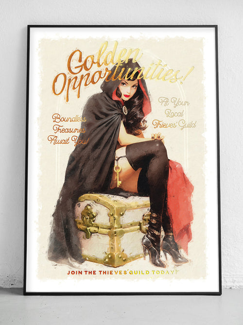 Golden Opportunities! - Art Print