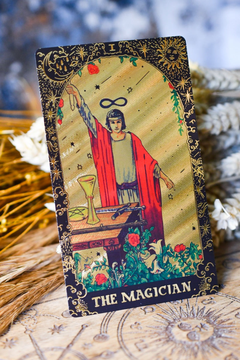 Gold Rider-Waite Tarot & Guidebook