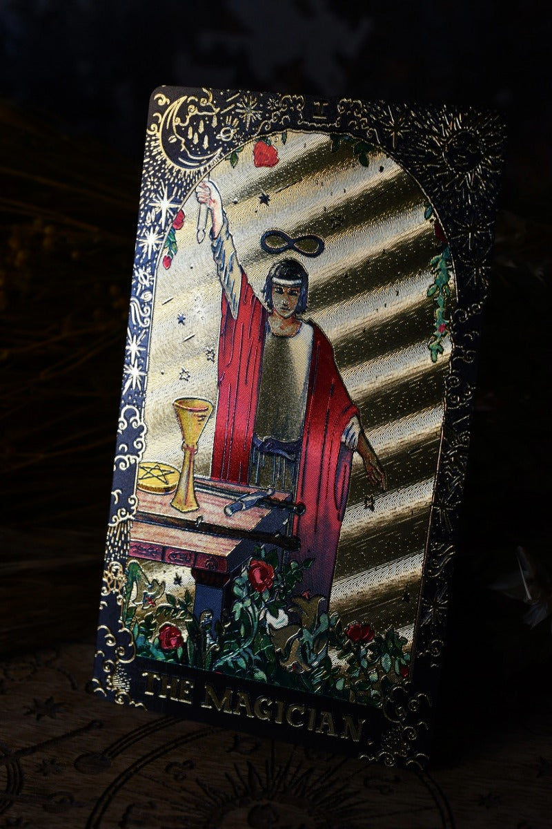 Gold Rider-Waite Tarot & Guidebook
