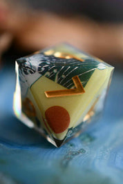 Great Wave - Premium Sharp Edge Dice Set