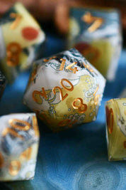 Great Wave - Premium Sharp Edge Dice Set
