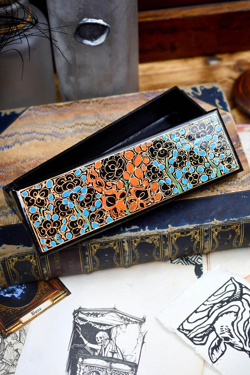 Spellbound - Hand-Painted Dice and Pencil Box