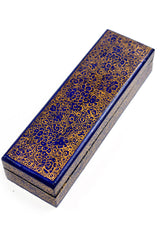 Royal Blue - Hand-Painted Dice and Pencil Box