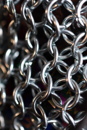 Heavyweight Solid Steel Chainmail Dice Bag