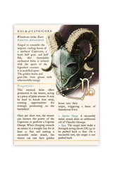 Helm of Capricorn - January Zodiac Item Card