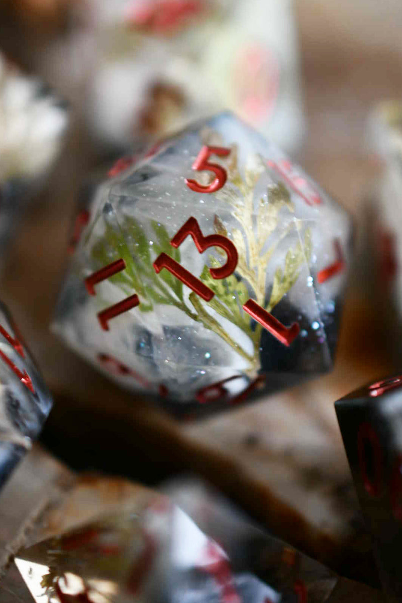 Herbalist - Premium Sharp Edge Dice Set