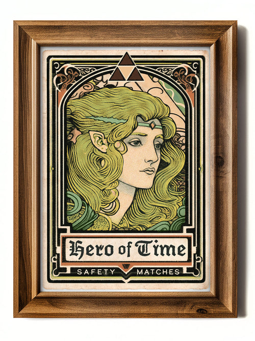 Hero of Time Matchbook - Art Print