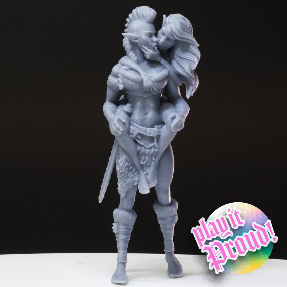 Hitchin' a Ride - 54mm Scale Digital Miniature