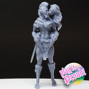 Hitchin' a Ride - 54mm Scale Digital Miniature