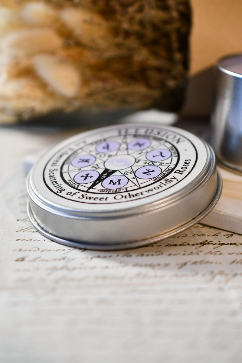 Illusion - Large Tin Candle