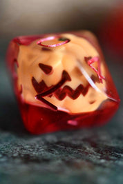 Jack O Lantern - Acrylic Dice Set