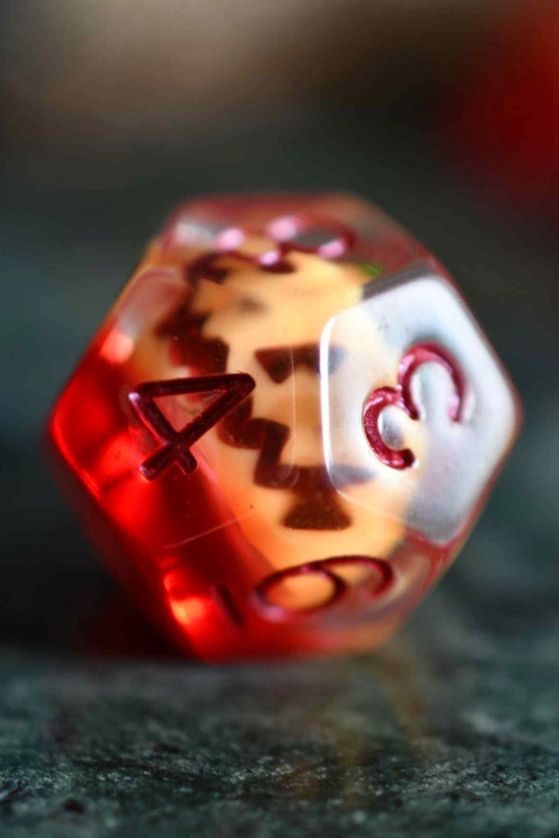 Jack O Lantern - Acrylic Dice Set