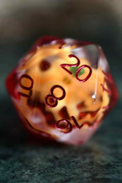 Jack O Lantern - Acrylic Dice Set