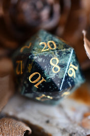 Kambaba Jasper Gemstone Dice Set
