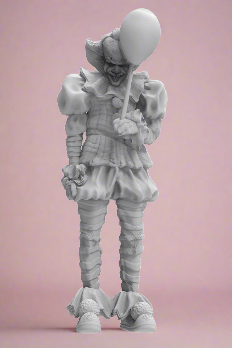 Killer Clown - 54mm Scale Digital Miniature – GAMETEEUK