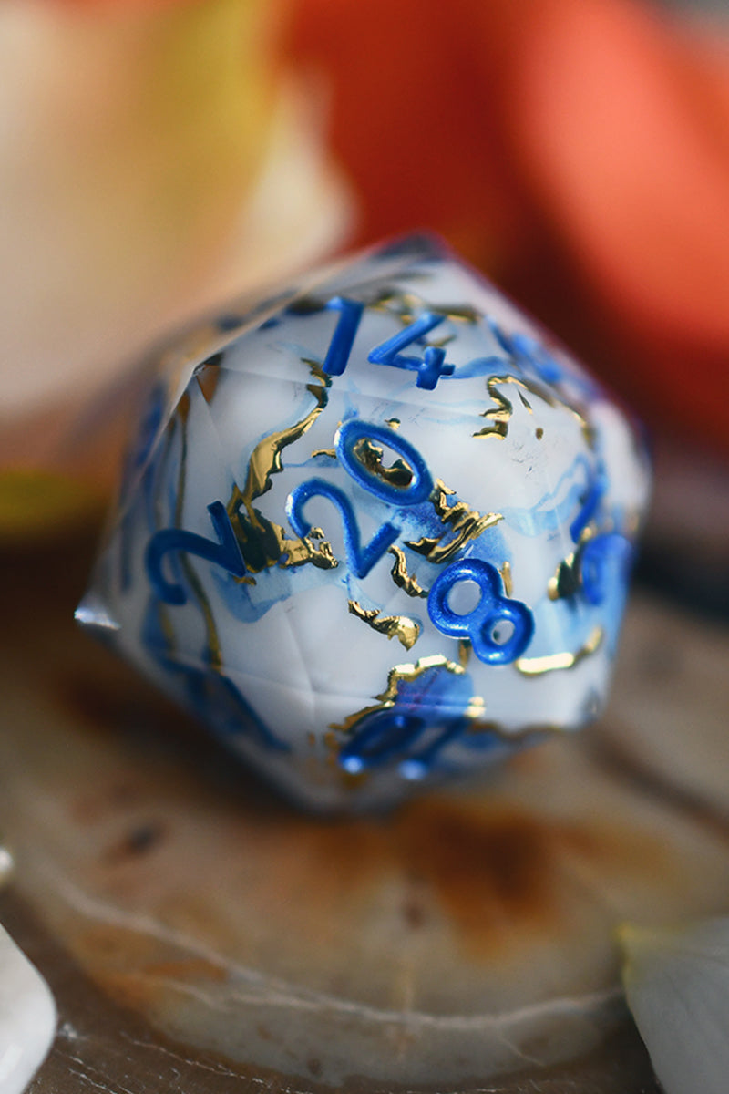 Kintsugi - Premium Sharp Edge Dice Set