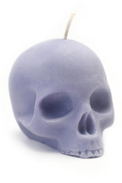 Parma Violet Scented Skull Candle