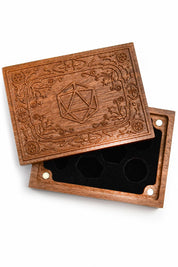 Decorative Dice Box with Velvet Interior