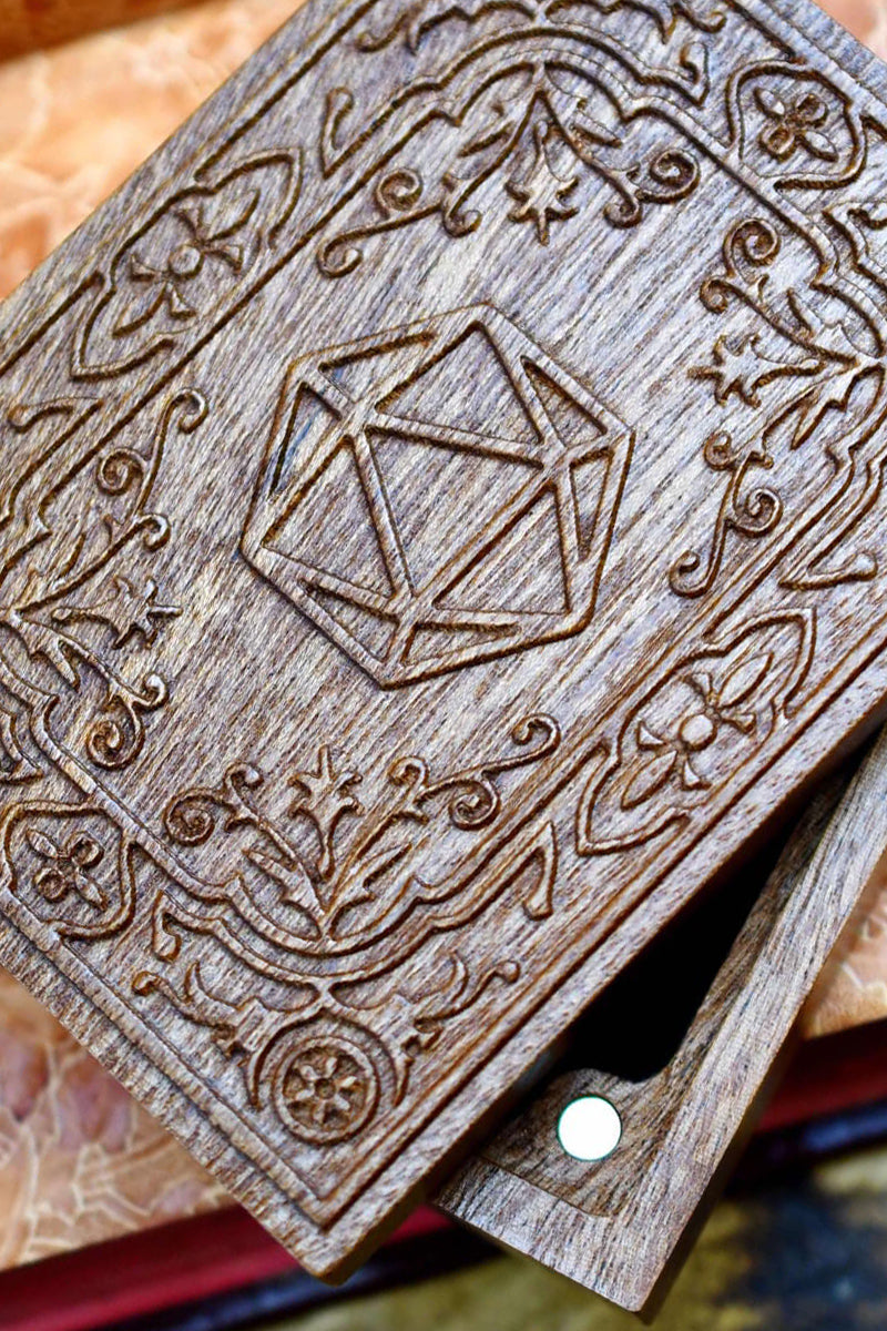 Decorative Dice Box with Velvet Interior