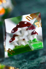 Marvellous Mushrooms - Premium Sharp Edge Dice Set