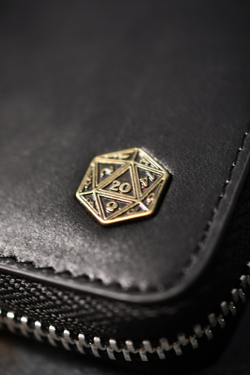 The World's Finest Wallet of Holding - Masterwork d20 Black