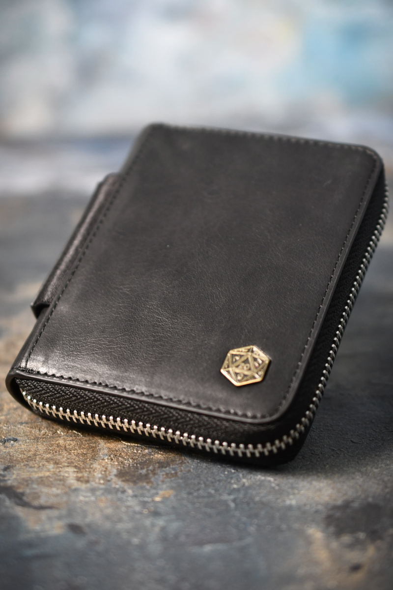 The World's Finest Wallet of Holding - Masterwork d20 Black