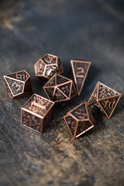 Maze Master - Premium Metal Dice Set