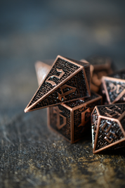 Maze Master - Premium Metal Dice Set