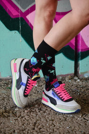 Lucky Socks - Miami Dice Socks with Matching Dice Set