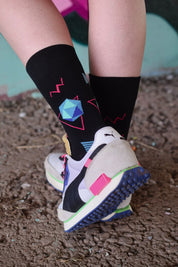 Lucky Socks - Miami Dice Socks with Matching Dice Set